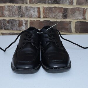 Boys Black Formal Leather Dress Shoes Size Boys 3 Med